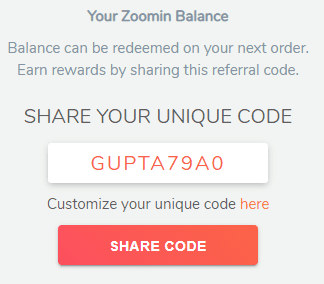 zoomin code
