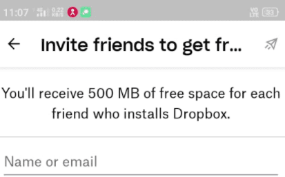 dropbox sent refer