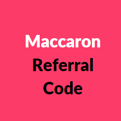 Maccaron referral code