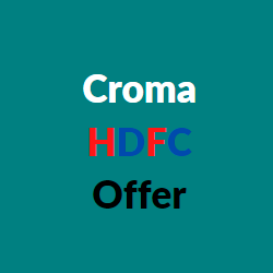 croma hdfc offer