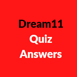 dream11 quiz answer