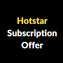 hotstar subcription offer