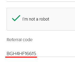 refer code