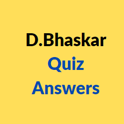 dainik bhaskar quiz answers