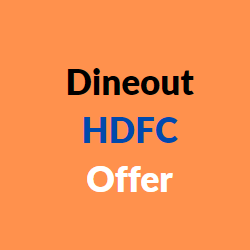 dineout hdfc offer