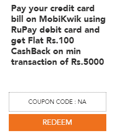 Mobikwik cashback offer