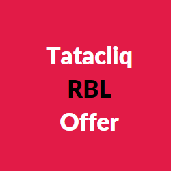 Tatacliq RBL Offer