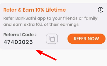 refer code