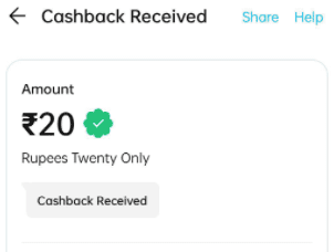 Paytm cashback