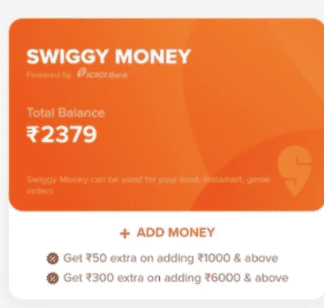 Swiggy balance