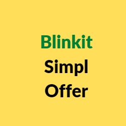 Blinkit Simpl Offers