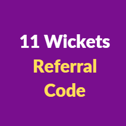 11 Wickets Referral Code