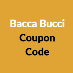 Bacca Bucci Coupon Code