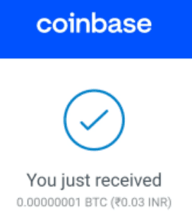 Coinbase reward