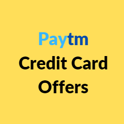 Paytm Credit Card Offers