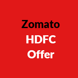 Zomato HDFC Offer