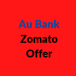 Au Bank Zomato offers