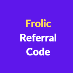 Frolic referrals code