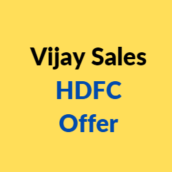 Vijay Sales HDFC Offer