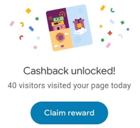 Google Pay cashback