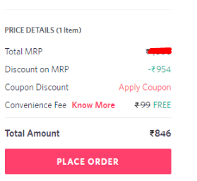 Myntra discounts