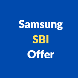 Samsung sbi offer