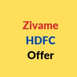 Zivame HDFC Offer