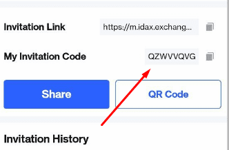 iDAX refer code