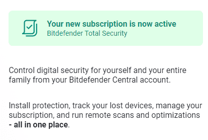 Bitdefender reward