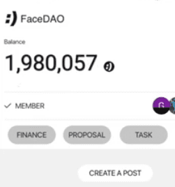 Facedao token