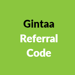 Gintaa Referral Code