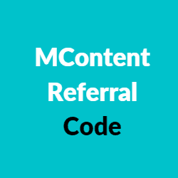 MContent referral code