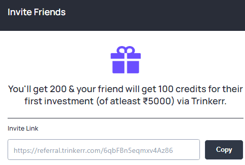 Trinkerr code