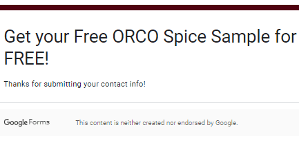 Free Orco Product