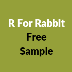 R For Rabbit Free Sample