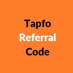 Tapfo Referral code