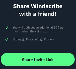 Windscribe Referral link