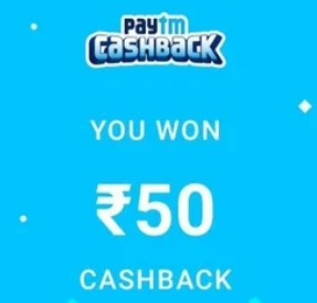 Paytm 50 Cashback