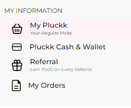 Pluckks referrals
