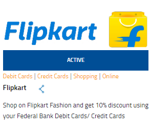 Flipkart Federal Offer