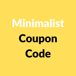 Minimalist Coupon Codes