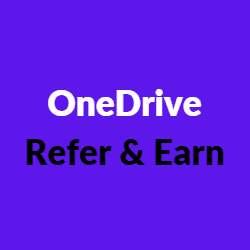 OneDrive refer and earn