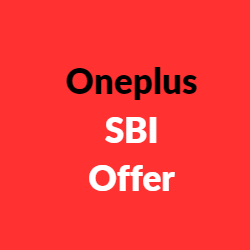 Oneplus SBI Offer