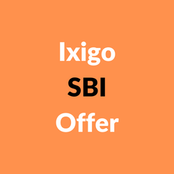 Ixigo SBI Offers