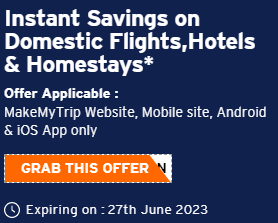 Makemytrip Discount Offer