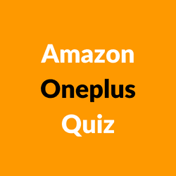 Amazon Oneplus Quiz