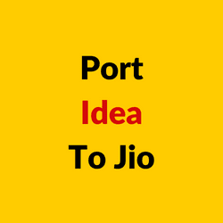 Port Idea To Jio