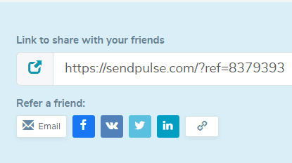 SendPulse Refer Link
