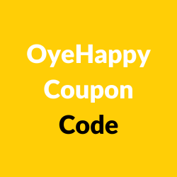 OyeHappy Coupon Code