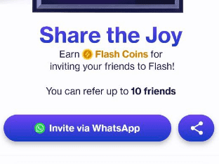 Flash.Co Invite Friends